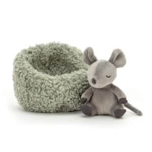 Jellycat Hibernating Knuffel Muis (12 cm)