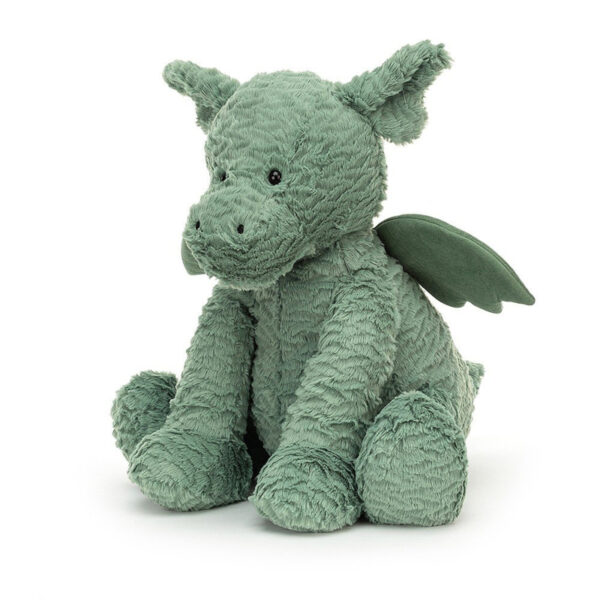 Jellycat Fuddlewuddle Dragon Huge - Knuffel Draak (40 cm)