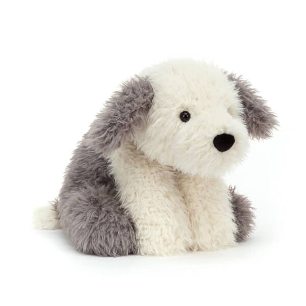 Jellycat Curvie Sheep Dog - Knuffel Hond (24 cm)