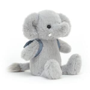 Jellycat Backpack Knuffel Olifant met Rugzak (22 cm)