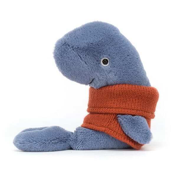 Jellycat Cozy Crew Whale - Knuffel Walvis (18 cm)