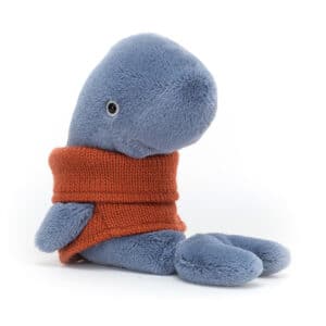 Jellycat Cozy Crew Whale - Knuffel Walvis (18 cm)