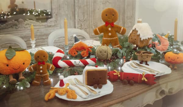 Jellycat Kerst Knuffel Festive Folly Snowman - Sneeuwpopje