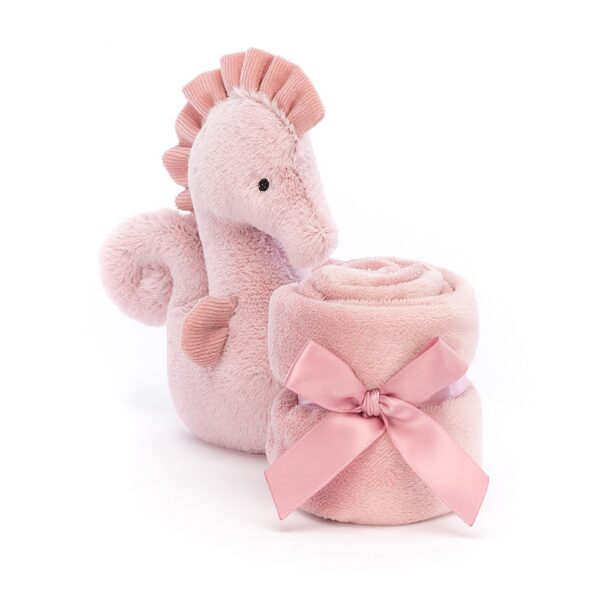670983139204 Jellycat Knuffeldoek Zeepaard - Sienna Seahorse - SIEN4SS - (2)
