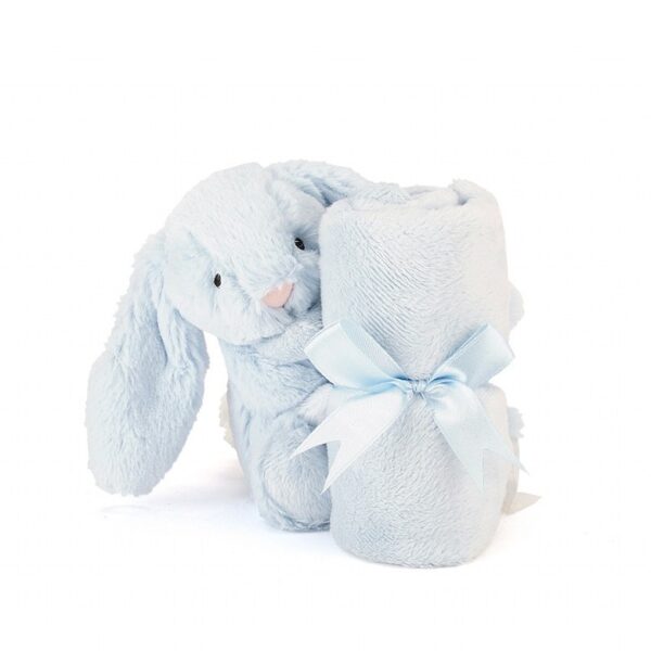 Jellycat Bashful Knuffeldoek Konijn - Blauw