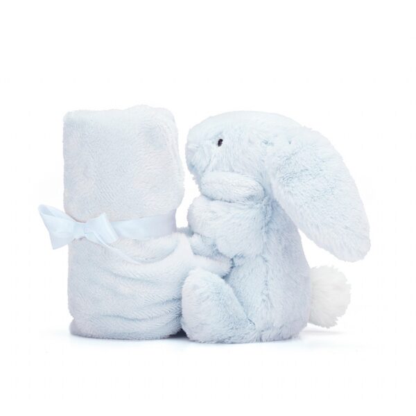 Jellycat Bashful Knuffeldoek Konijn - Blauw