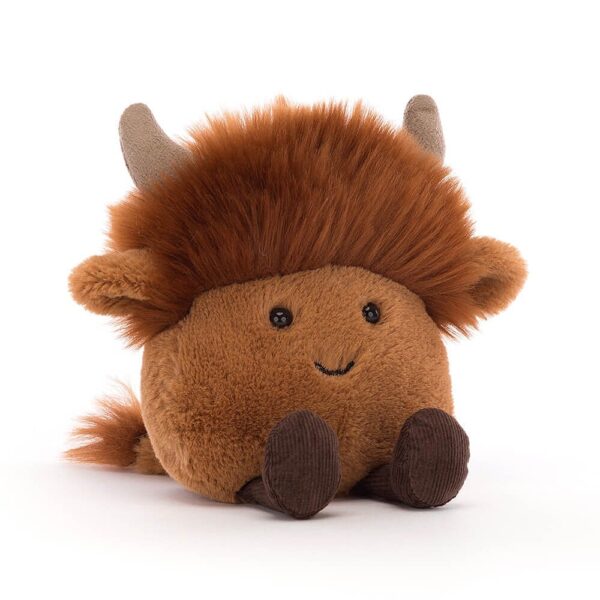 Jellycat Amuseabean Highland Cow - Knuffel Highlander Koe