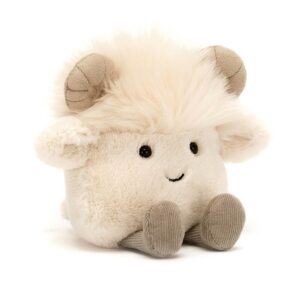 Jellycat Amuseabean Ram - Knuffel Schaap Bok