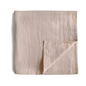 Mushie Hydrofiele Doek XL Swaddle - Blush