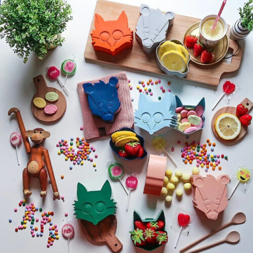 Blafre Snackbox Das - Grijs (op=op)