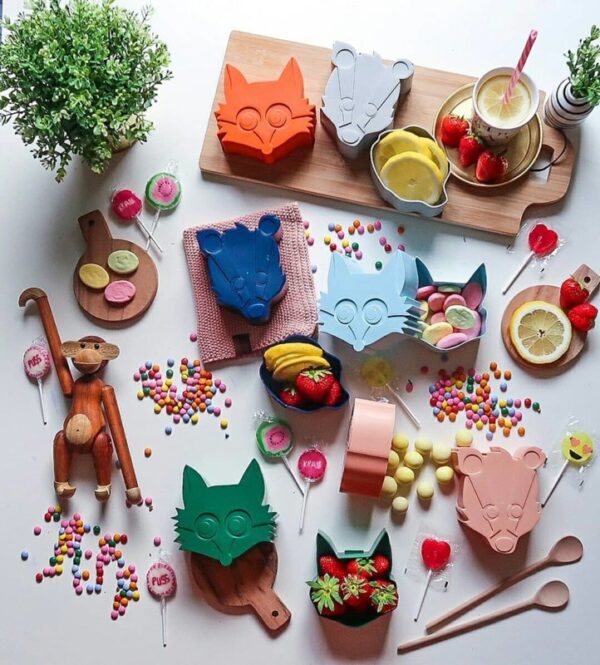 Blafre Snackbox Das - Perzik Roze