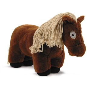 Crafty Pony Paarden Knuffel Bruin met Witte Manen (48 cm) incl. instructieboekje