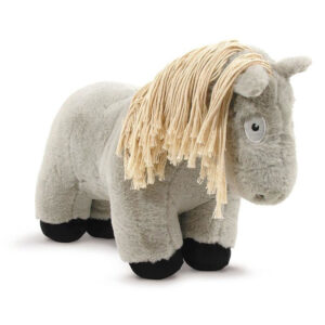 Crafty Pony Paarden Knuffel Grijs met Witte Manen (48 cm) incl. instructieboekje