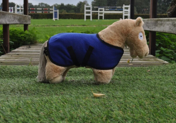 Crafty Ponies Fleecedeken Blauw incl. instructieboekje