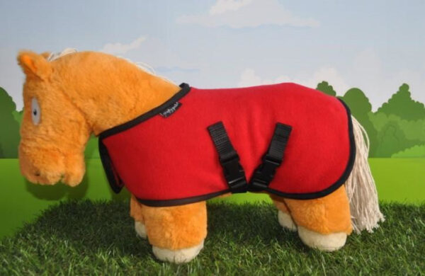 Crafty Ponies Fleecedeken Rood incl. instructieboekje