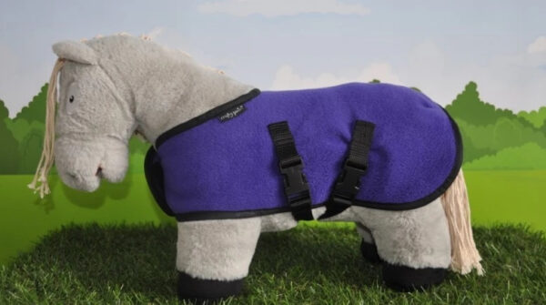 Crafty Ponies Fleecedeken Paars incl. instructieboekje