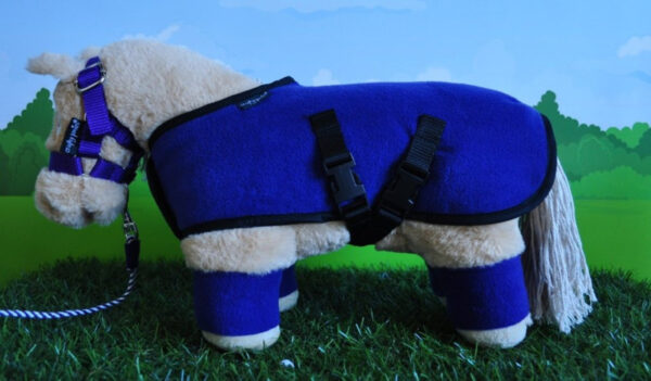 Crafty Ponies Fleecedeken Set Blauw incl. instructieboekje