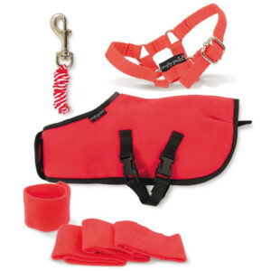 Crafty Ponies Fleecedeken Set Rood incl. instructieboekje