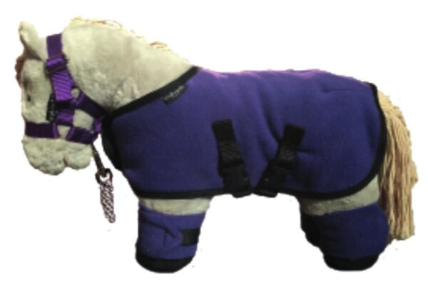 Crafty Ponies Fleecedeken Set Paars incl. instructieboekje