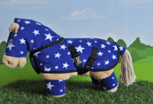 Crafty Ponies Knuffeldeken Set Blauw Ster incl. instructieboekje