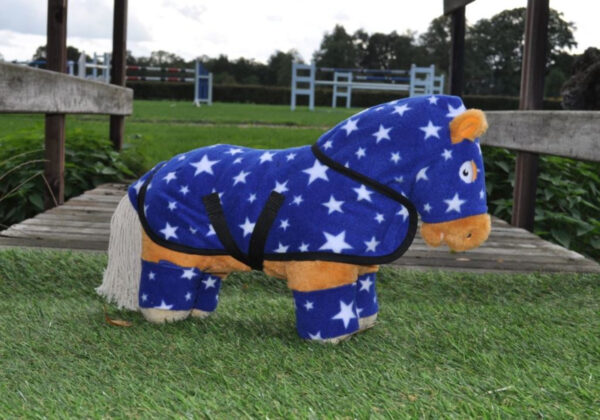 Crafty Ponies Knuffeldeken Set Blauw Ster incl. instructieboekje