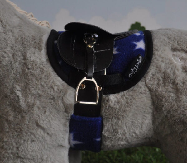 Crafty Ponies Zadeldekje en Singelbeschermer Blauw Ster incl. instructieboekje