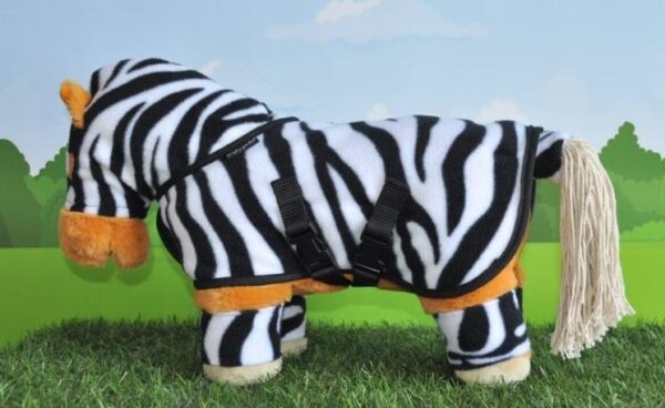 Crafty Ponies Zadeldekje en Singelbeschermer Zebra incl. instructieboekje