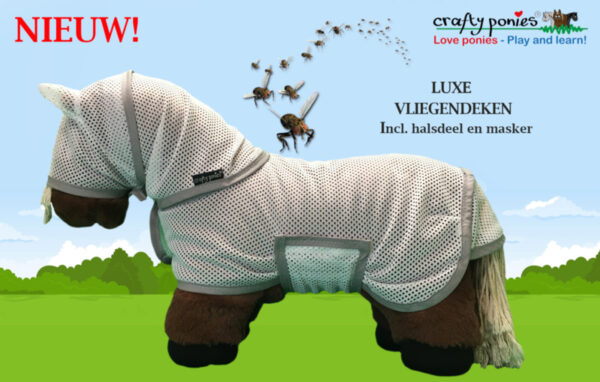 Crafty Ponies Luxe Vliegendeken en Vliegenmasker incl. instructieboekje