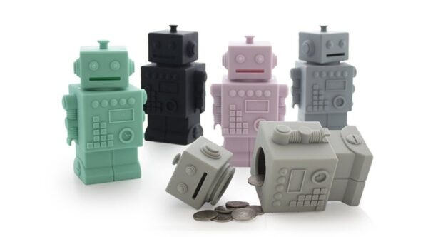 KG Design Spaarpot Robot - Roze