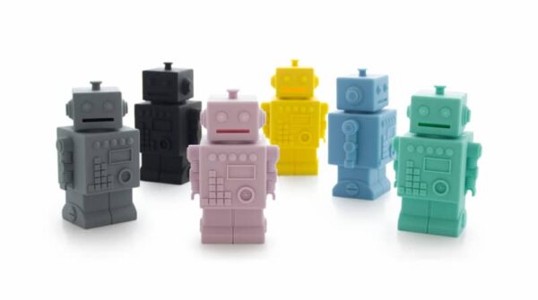 KG Design Spaarpot Robot - Geel
