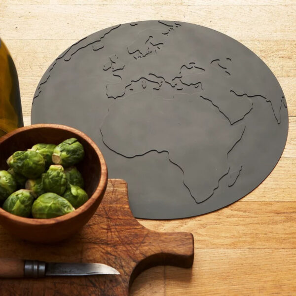 KG Design Placemat Atlas Wereldbol - Roze (op=op)