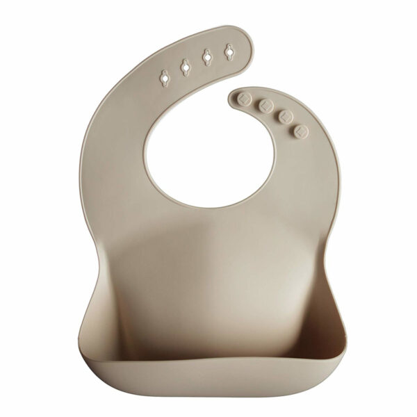 Mushie Siliconen Bib Slabbetje - Shifting Sand