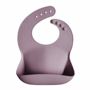 Mushie Siliconen Bib Slabbetje - Pale Mauve