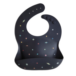 Mushie Siliconen Bib Slabbetje - Planets