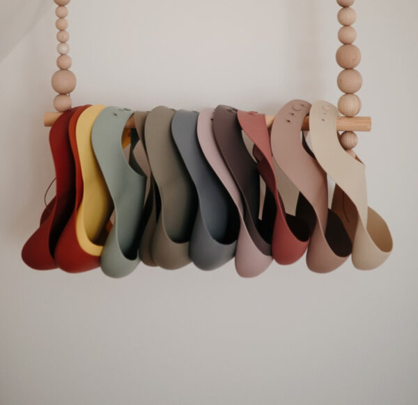 Mushie Siliconen Bib Slabbetje - Blush