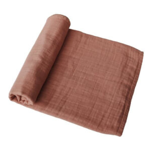Mushie Hydrofiele Doek XL Swaddle - Tawny Birch