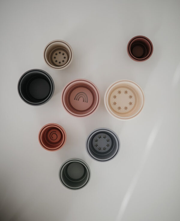 Mushie Stapeltoren Stacking Cups - Original