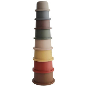 Mushie Stapeltoren Stacking Cups - Retro