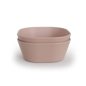 Mushie Kom Vierkant (set van 2) - Blush