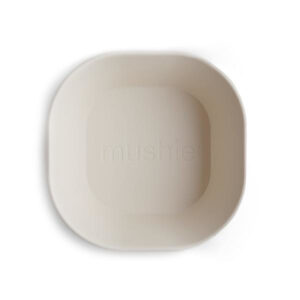 Mushie Kom Vierkant (set van 2) - Ivory