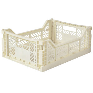 AyKasa Folding Crate Midi Box - Cream