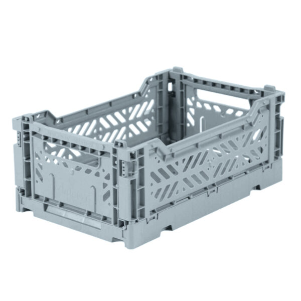 AyKasa Folding Crate Mini Box - Pale Blue