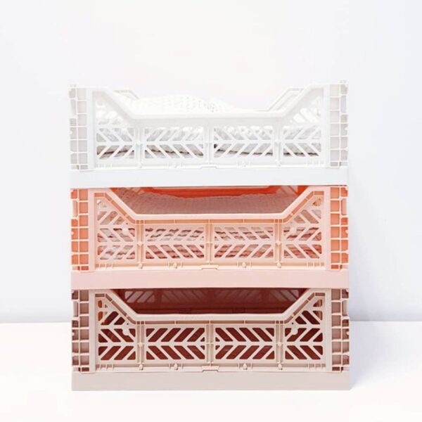AyKasa Folding Crate Midi Box - Pale Blue