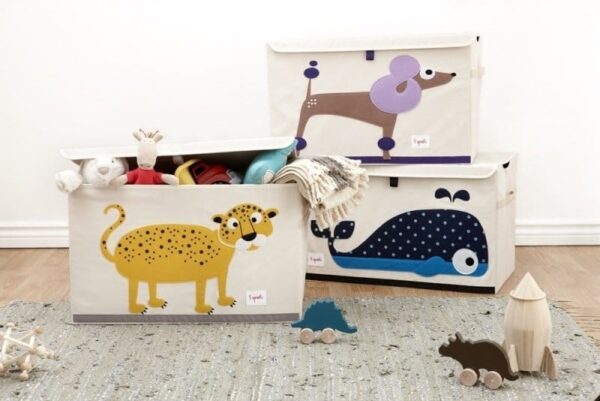 3 Sprouts Speelgoedkist - Olifant