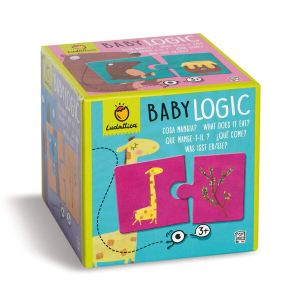 Ludattica Puzzel Baby Logic - Wie Eet Wat ? + 3jaar
