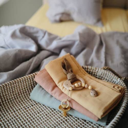 Mushie Hydrofiele Doek XL Swaddle - Soft Mauve