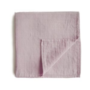 Mushie Hydrofiele Doek XL Swaddle - Soft Mauve