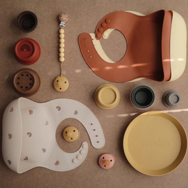 Mushie Kom Rond (set van 2) - Mustard