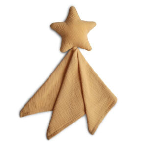 Mushie Knuffeldoek Lovely Ster - Fall Yellow