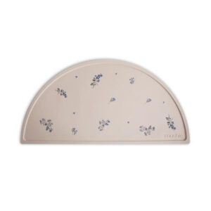 Mushie Placemat Silicone Place Mat - Lilac Flowers
